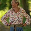 Blouse Émilie – Satin de coton Parfum de printemps