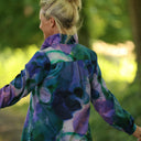 Blouse Émilie – Satin de coton brume d'iris