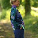 Blouse Émilie – Satin de coton brume d'iris