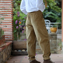 Pantalon Brieuc velours côtelé lichen doré