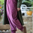 Pantalon Brieuc coton sergé tailleur bordeaux