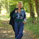 Blouse Émilie – Satin de coton brume d'iris