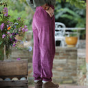 Pantalon Brieuc coton sergé tailleur bordeaux