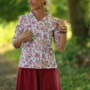 Dorine coton souffle fleuri