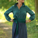 Ceinture Anita — Lin vert menthe
