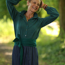 Ceinture Anita — Lin vert menthe