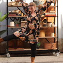 Robe Guillemette — Viscose imprimée Mumbaï