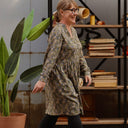 Robe Guillemette — Viscose imprimée Enza