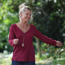 Lylou viscose lin grenade