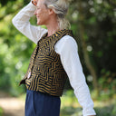 Veston Jean - Jacquard labyrinthe solaire