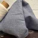 Coupon - jean tissé de pois 95x140 (C68)