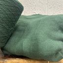 Coupon - lin épais vert prairie 90x150 (D65)