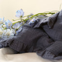 Blouse Annette – Double gaze de coton Bleu encre