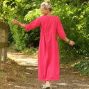 Robe Diane - Lin rose fuchsia