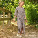 Robe Diane - Coton champs de violettes