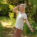 Blouse Emeline en lin naturel | Quintessence