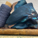 Coupon - satin de coton imprimé 90x150 (A33)