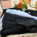 Pantalon Brieuc coton sergé tailleur noir