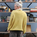 Gilet col V Hermine — mohair mimosa