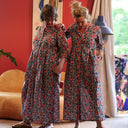 Robe Diane - Coton champs de violettes