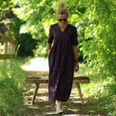 Robe Édonie — Coton nuit romantique