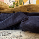 Pantalon Brieuc velours côtelé bleu marine
