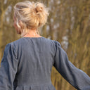 Robe Clémence -  lin stone bleu
