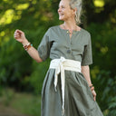 Ceinture Anita -viscose/lin ficelle