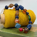 Collier Méandre – Résine & éclats colorés