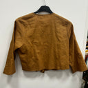 Prototype - boléro ange lin  ocre A24