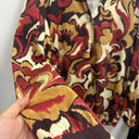 Prototype - haut blouse manches longues motif fleuri A25