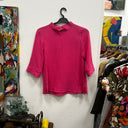 Prototype - haut blouse rayé rose A26