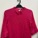 Prototype - haut blouse rayé rose A26