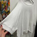 Prototype - haut blouse blanche Nao taille unique  double gaze de coton A27