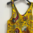 Prototype - robe Laetitia  longue jaune motifs épaules nouées A29