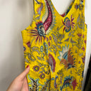 Prototype - robe Laetitia  longue jaune motifs épaules nouées A29