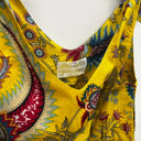 Prototype - robe Laetitia  longue jaune motifs épaules nouées A29