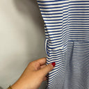 Prototype - robe Angèle marinière bleu et blanc A32