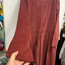 Prototype - robe Louisa velours côtelé terracotta A33