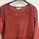 Prototype - robe Louisa velours côtelé terracotta A33