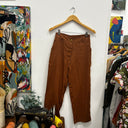 Prototype - pantalon leger en lin marron A34