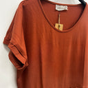 Prototype - robe Angèle terracotta  an maille portefeuille A36