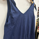 Prototype - robe  Laetitia longue bleu marine épaule nouées A37