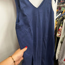 Prototype - robe  Laetitia longue bleu marine épaule nouées A37