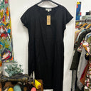 Prototype - robe Léna noire points dorés A38