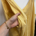 Prototype - robe jaune double gaze de coton A44