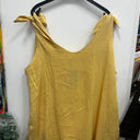 Prototype - robe jaune double gaze de coton A44