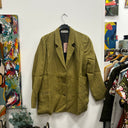 Prototype - veste costume lin vert kiwi A46
