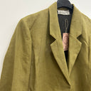 Prototype - veste costume lin vert kiwi A46