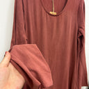 Prototype - robe longue  Armande droite rose terracotta A48